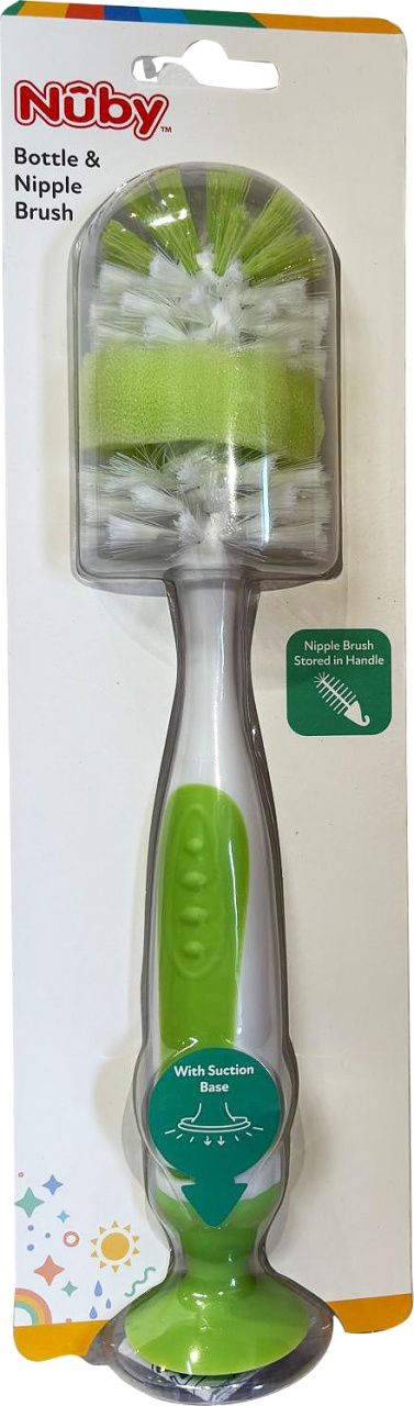 Nûby Perie Cu Ventuză Pentru Biberoane Și Tetine 1 Bucată