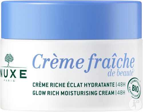 Nuxe Crème Fraîche De Beauté Cremă Hidratantă Bogată În Strălucire Bio 50ml