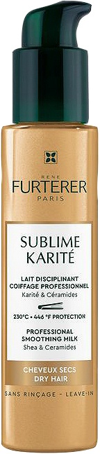 René Furterer Sublime Karité Lapte Hidratant Disciplinant Fără Clătire Pentru Păr Uscat Flacon Cu Pompă 100ml