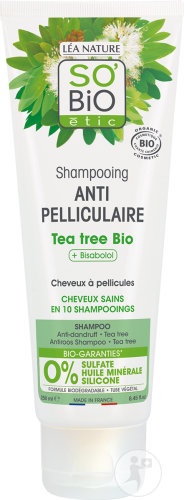 So'Bio Étic Șampon Antimătreața Arbor De Ceai Și Bisabolol Tub 200ml