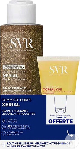 SVR Set Xerial Gommage 100g +Topialyse Ulei De Spălare 55ml