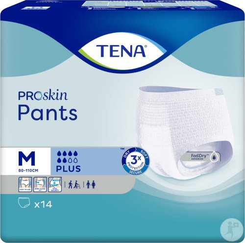 Tena Proskin Pants Plus Medium 14 Bucăți