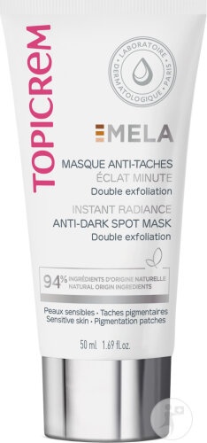 Topicrem Mela Mască Anti-Pete Pentru Strălucire Instantanee Tub 50ml
