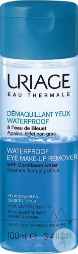 Demachiant de ochi pentru machiaj rezistent la apa, 100 ml, Uriage - imagine 2