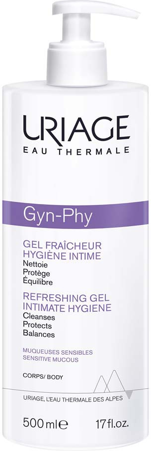 Uriage Gyn-Phy Freshness Gel Igienă Intimă Membranele Mucoase Sensibile 500ml