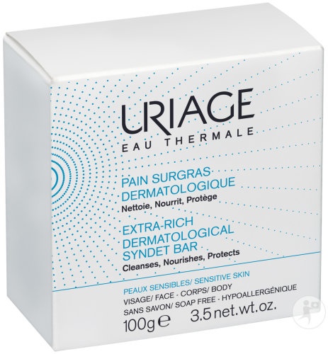 Uriage Săpun Dermatologic Pentru Tenul Sensibil 100g