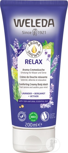 Weleda Aroma Shower Relax Cremă De Duș Relaxantă Tub 200ml