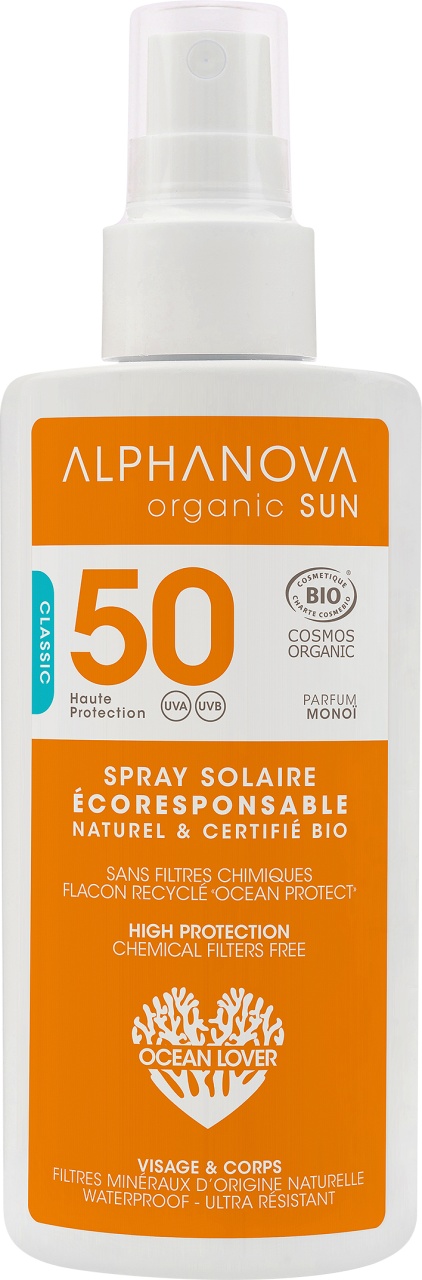 Alphanova Sun SPF50 Bio Spray 125ml