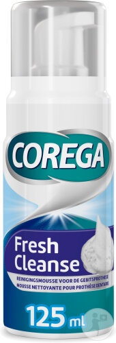Corega Fresh Cleanse Spumă De Curățare Antibacteriană Pentru Proteză Dentară 125ml