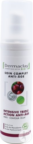 Dermaclay Tratament Complet Intensiv Cu Triplă Acțiune Anti-Îmbătrânire Organic 50ml