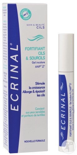 Ecrinal Gel Fortifiant Pentru Gene Și Sprâncene Incolor ANP 2+ 8ml