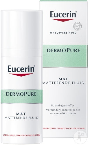 Eucerin DermoPure Mat Fluid Matifiant Piele Cu Imperfecțiuni Flacon 50ml