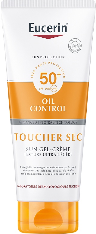 Eucerin Sun Oil Control Mattifying Cremă-Gel De Protecție Solară SPF50+ Tub 200ml
