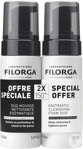 Filorga Skin Prep Duo Spumă De Curățare Enzimatică 2x150ml