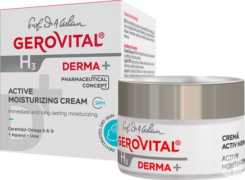 Gerovital H3 Derma+ Cremă Activ Hidratantă 24h 50ml