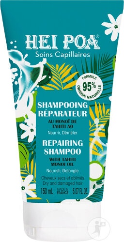 Hei Poa Șampon Reparator Cu Monoï Din Tahiti Pentru Păr Uscat Și Deteriorat Tub 150ml