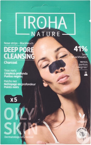 Iroha Collection Patch-uri Detox Pentru Nas Cărbune 5 Bucăți