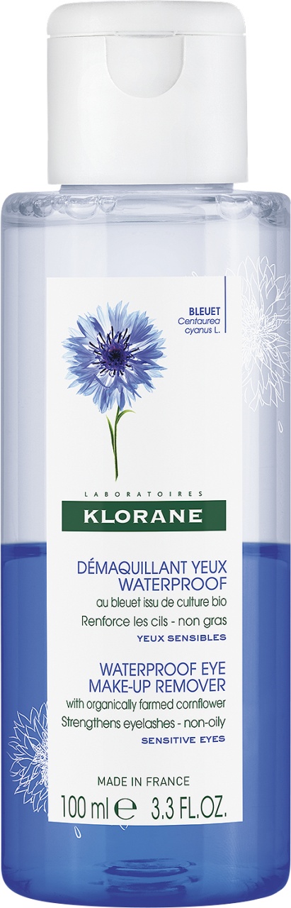 Klorane Cu Albăstrele Bio Demachiant Ochi Waterproof Ochi Sensibili100ml