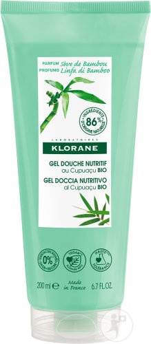 Klorane Cupuaçu Bio Gel De Duș Nutritiv Cu Sevă De Bambus 200ml