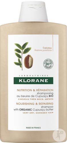 Klorane Cupuaçu Bio Șampon Regenerant Și Anti-Rupere Pentru Părul Foarte Uscat Și Deteriorat 400ml