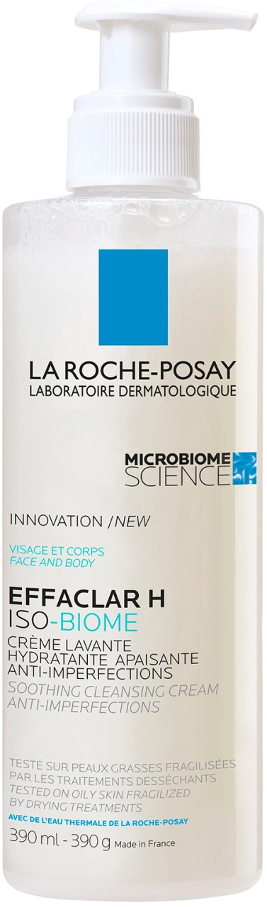La Roche-Posay Effaclar H ISO-Biome Cremă De Curățare Față Și Corp 390ml