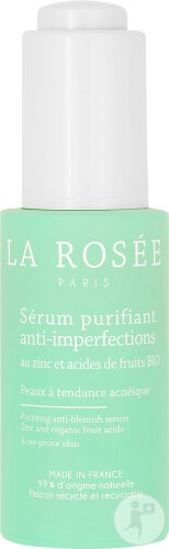 La Rosée Ser Purifiant Anti-Imperfecțiuni Cu Zinc Și Acizi De Fructe Bio 30ml