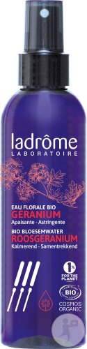 Ladrôme Apă Florală De Geranium Bio Calmante Și Astringentă Spray 200ml