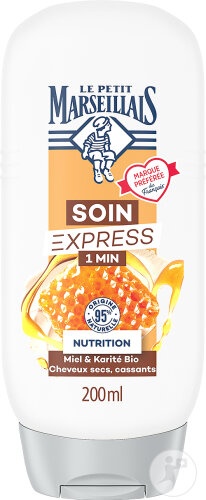 Le Petit Marseillais Soin Express 1 Min Nutriție Miere Unt De Shea Ecologic Flacon De 200ml