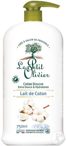 Le Petit Olivier Cremă Duș Lapte Bumbac 750ml
