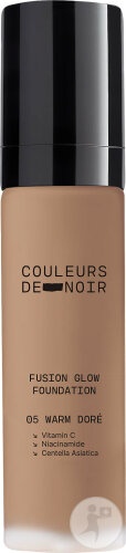 Les Couleurs De Noir Fusion Glow Fond De Ten 05 Warm Dore 30ml