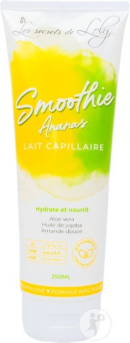 Les Secrets de Loly Smoothie Ananas Lapte Capilar Par Uscat Cret Si Foarte Cret Tub 250ml