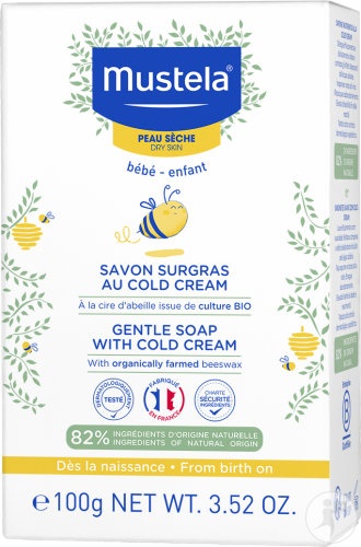 Mustela Bébé-Enfant Săpun Nutri-Protector Pentru Față Și Corp Piele Uscată 100g
