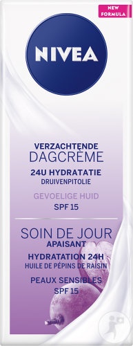 Nivea Essentials Cremă De Zi SPF15 + Sensitive 24h Pentru Piele Sensibilă 50ml