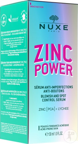 Nuxe Zinc Power Sérum Anti-Imperfecțiuni Flacon Pompă 30ml
