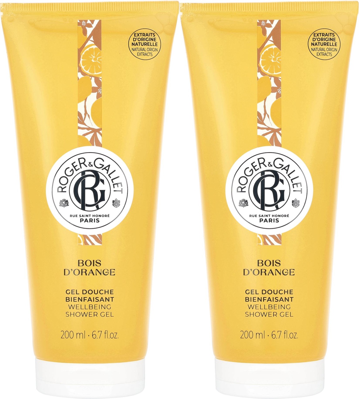 Roger&Gallet Bois D'Orange Gel De Duș 2x200ml