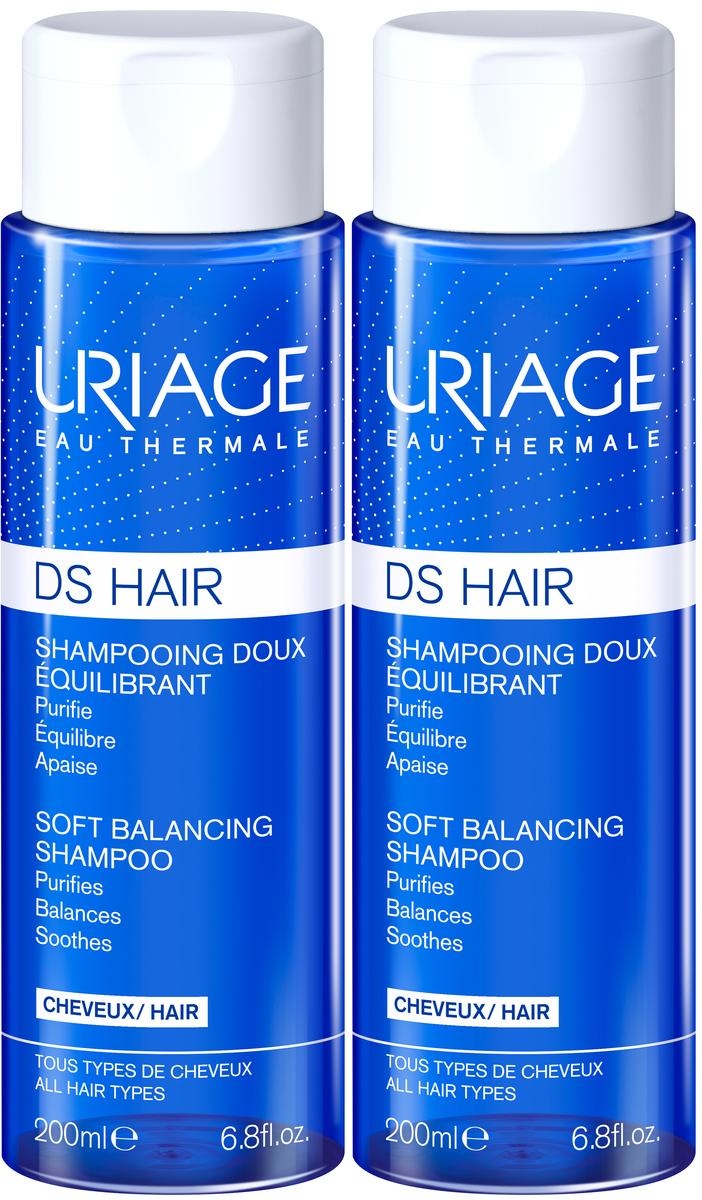 Uriage DS Hair Şampon Reechilibrant Pentru Toate Tipurile De Păr 2x200ml