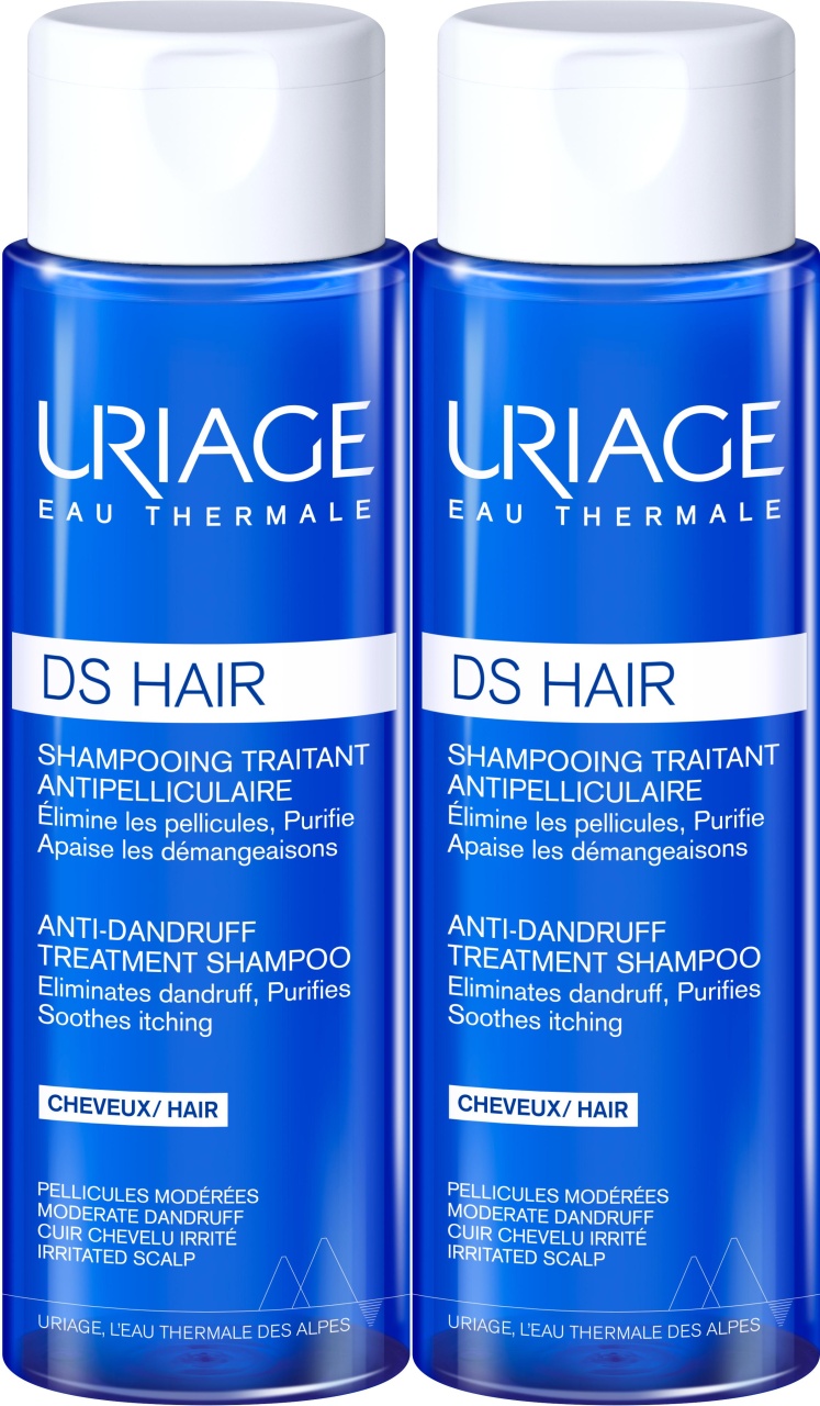 Uriage DS Hair Șampon Tratament Antimătreață 2x200ml