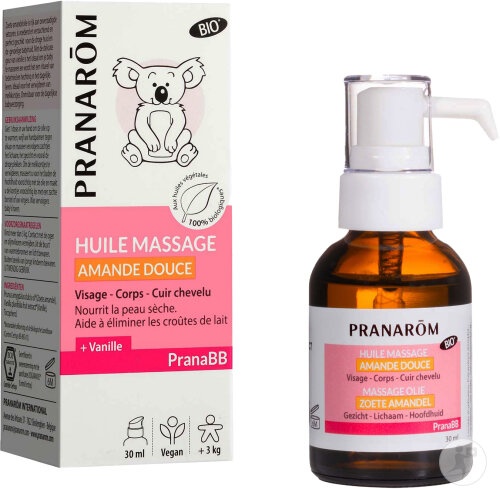 Pranarôm Pranabb Ulei De Masaj Cu Migdale Dulci Bio 30ml