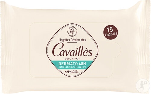 Rogé Cavaillès Dermato 48h Servetele Deodorante 15 Bucati