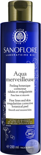 Sanoflore Aqua Merveilleuse Peeling Botanic Toate Tipurile De Piele Flacon 200ml