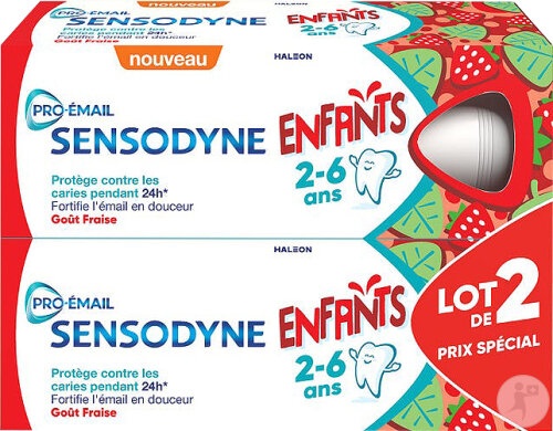Sensodyne Pastă De Dinți Copii 2 6 Ani Aromă De Căpșuni 2x50ml