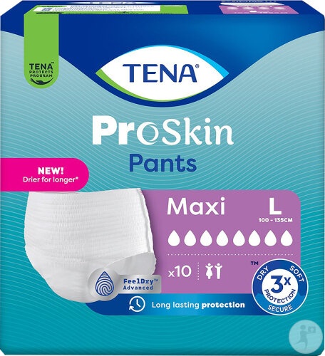 Tena ProSkin Pants Maxi Large 10 Bucăți