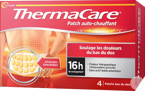 Thermacare Patch De Căldură Pentru Dureri De Spate Și Mușchi 4 Bucăți