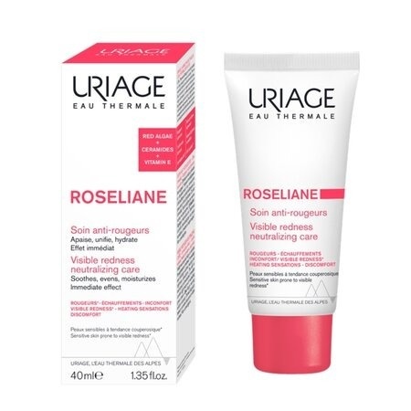 Uriage Roséliane Crema Anti-Roșeață Ten Sensibil Tub 40ml
