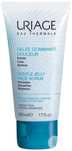 Uriage Scrub Facial Blând Sub Formă De Jeleu Ten Normal Și Uscat Tub 50ml