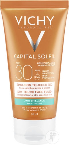 Vichy Capital Soleil Emulsie Matifiantă Anti-Strălucire SPF30 Pentru Ten Mixt/Gras 50ml