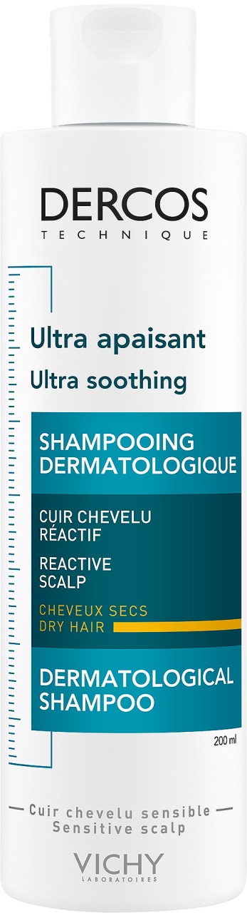 Vichy Dercos Ultra Soothing Șampon Pentru Păr Uscat Flacon 200ml