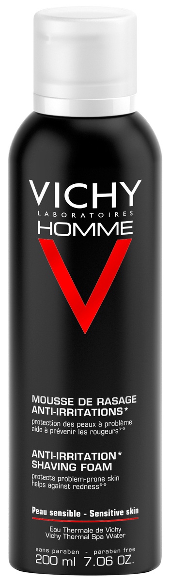 Vichy Homme Spumă De Ras Anti-Iritare Piele Sensibilă Spray 200ml