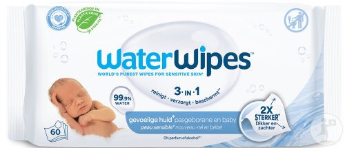 WaterWipes Șervețele Pentru Bebeluși 60 Bucăți