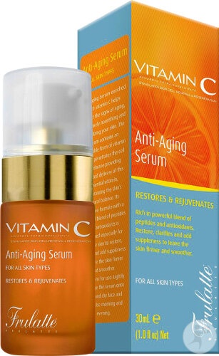 Arganicare Ser Anti-Îmbătrânire Față Cu Vitamina C Flacon Pompa 30ml